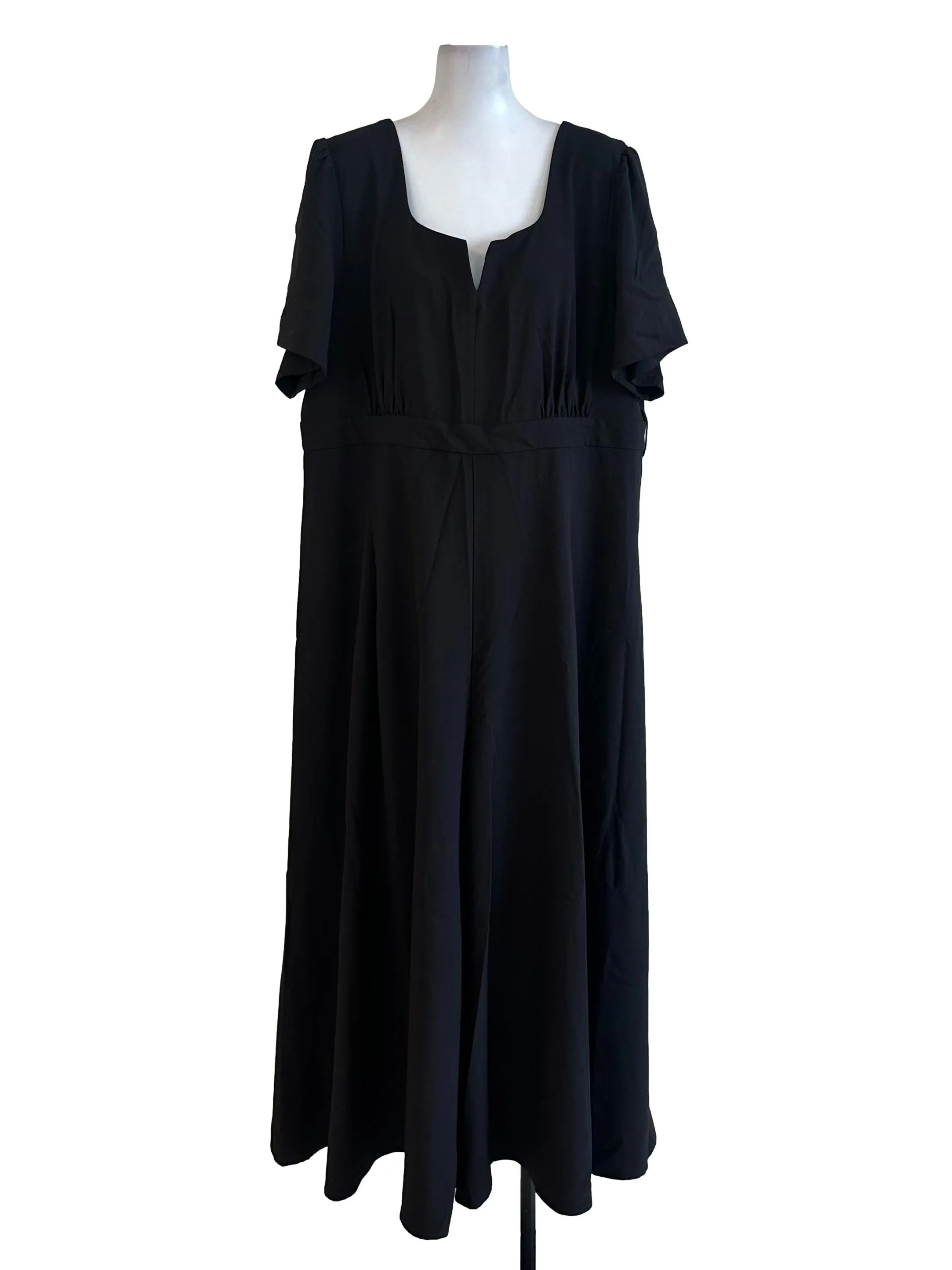 Black Plain Jumpsuit
