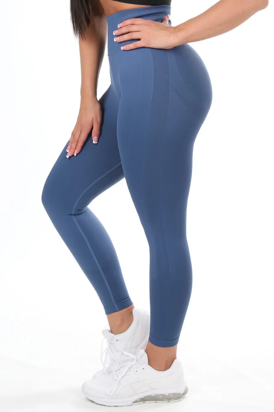 Blair Scrunch Bum Leggings Dark Blue