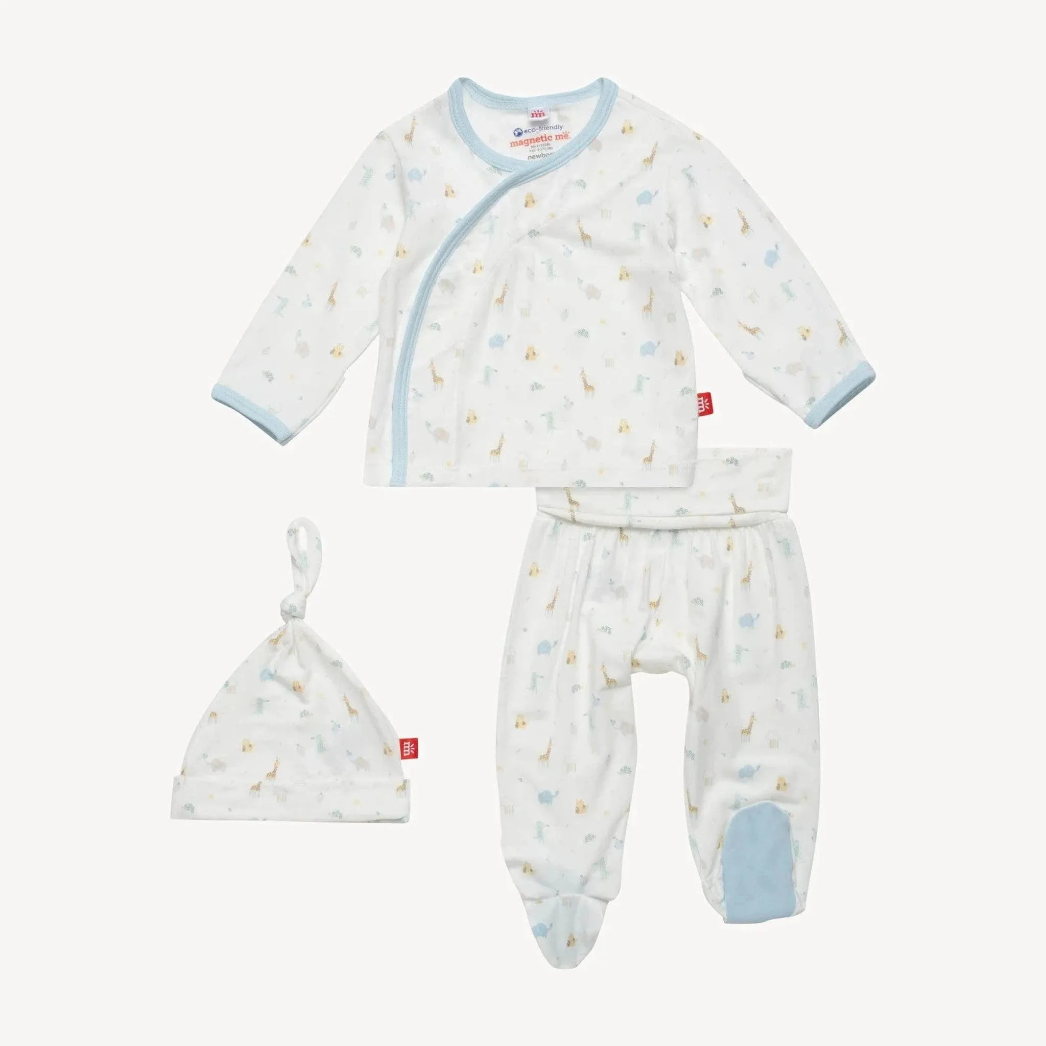 blue little bitty pretty one kimono set
