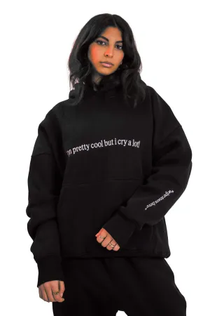 Bold & Chic Black Oversized Hoodie