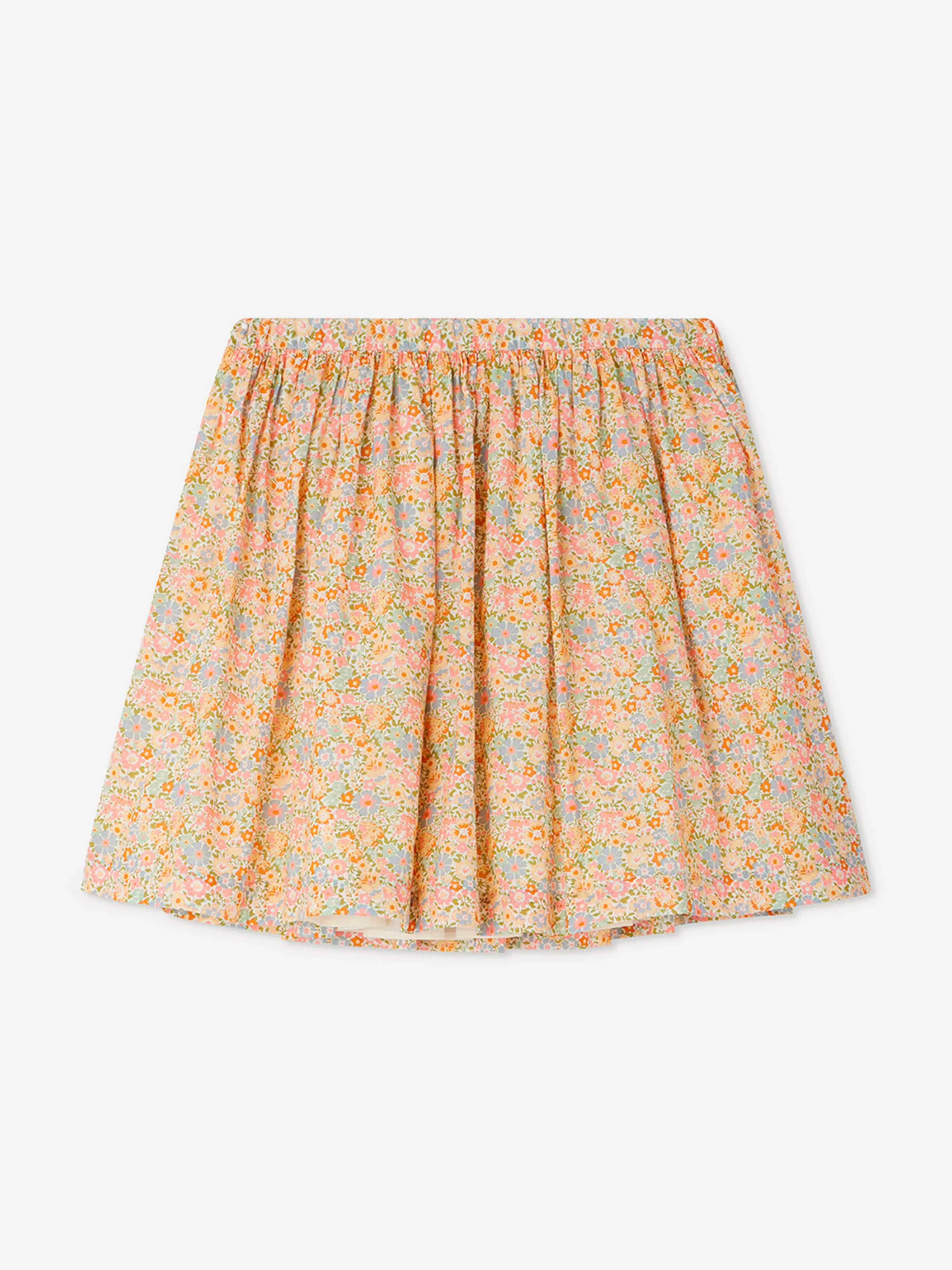 Bonpoint Girls Floral Suzon Skirt in Multicolour