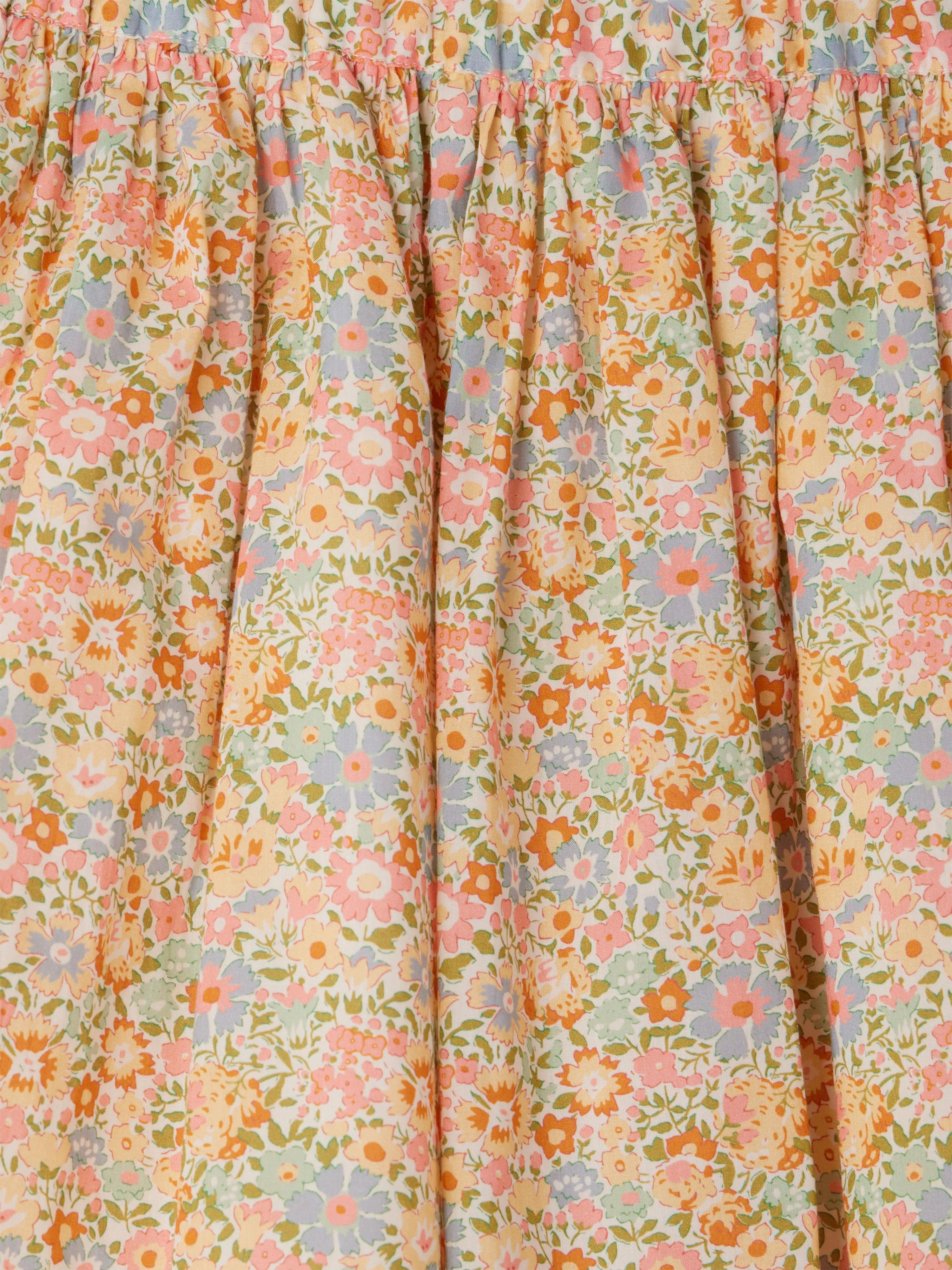 Bonpoint Girls Floral Suzon Skirt in Multicolour