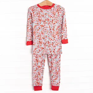 Bound to Bloom Bamboo Pajama Set, Red