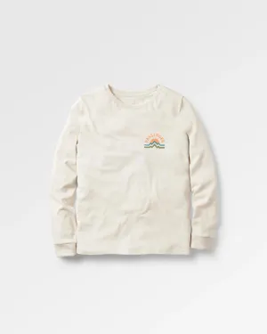 Breathe Recycled Cotton  LS T-Shirt - Milky Marl