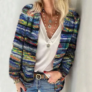 Brenda Vibrant Cosy Cardigan