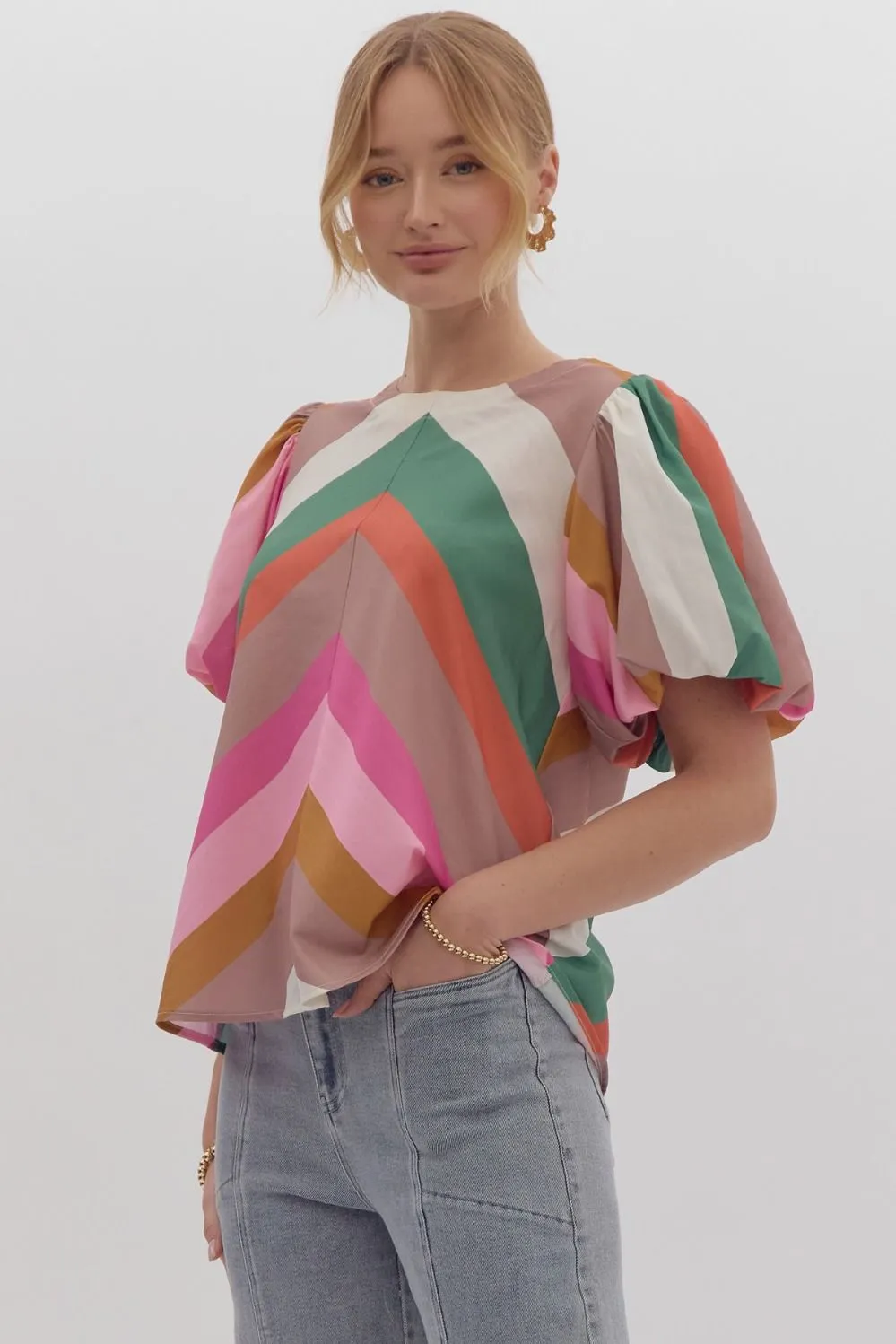 Bright Bubble Blouse