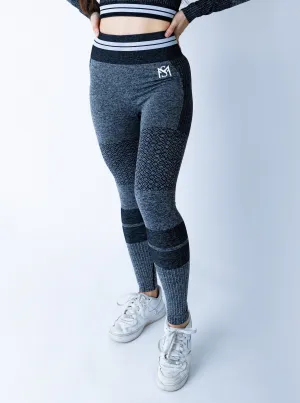 Bright Lines Dark Grey Leggings
