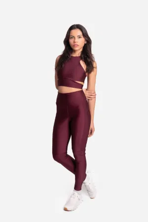 Burgundy Leggings