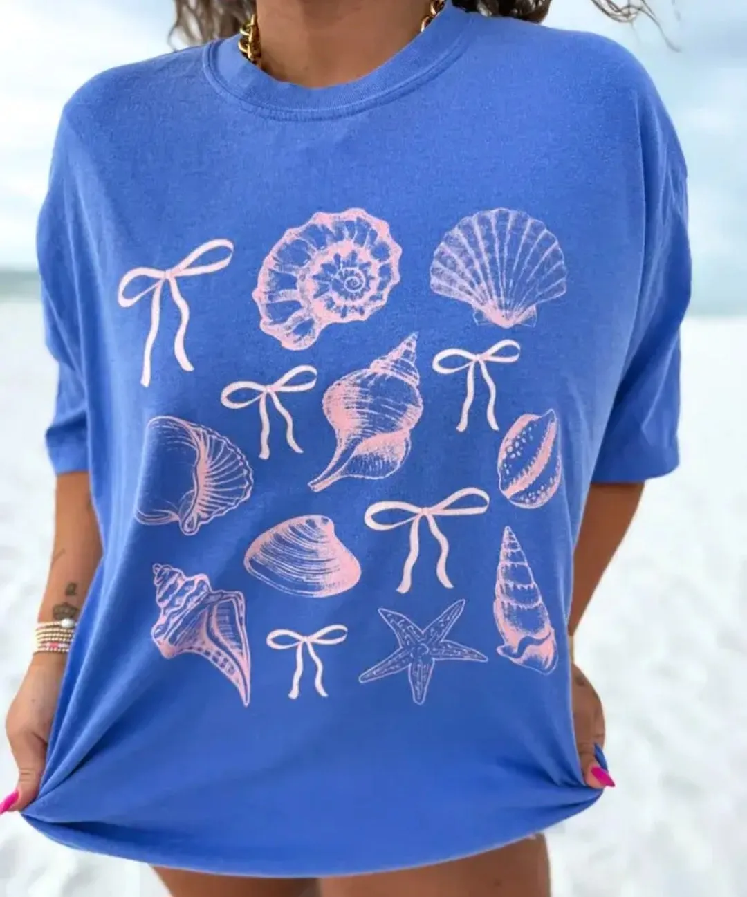 By the Seashore Shell Tee