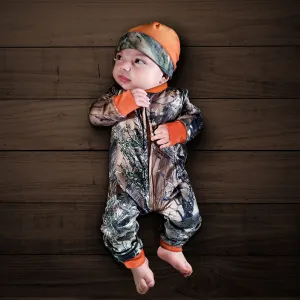 Camo Baby Zipper Jumpsuit