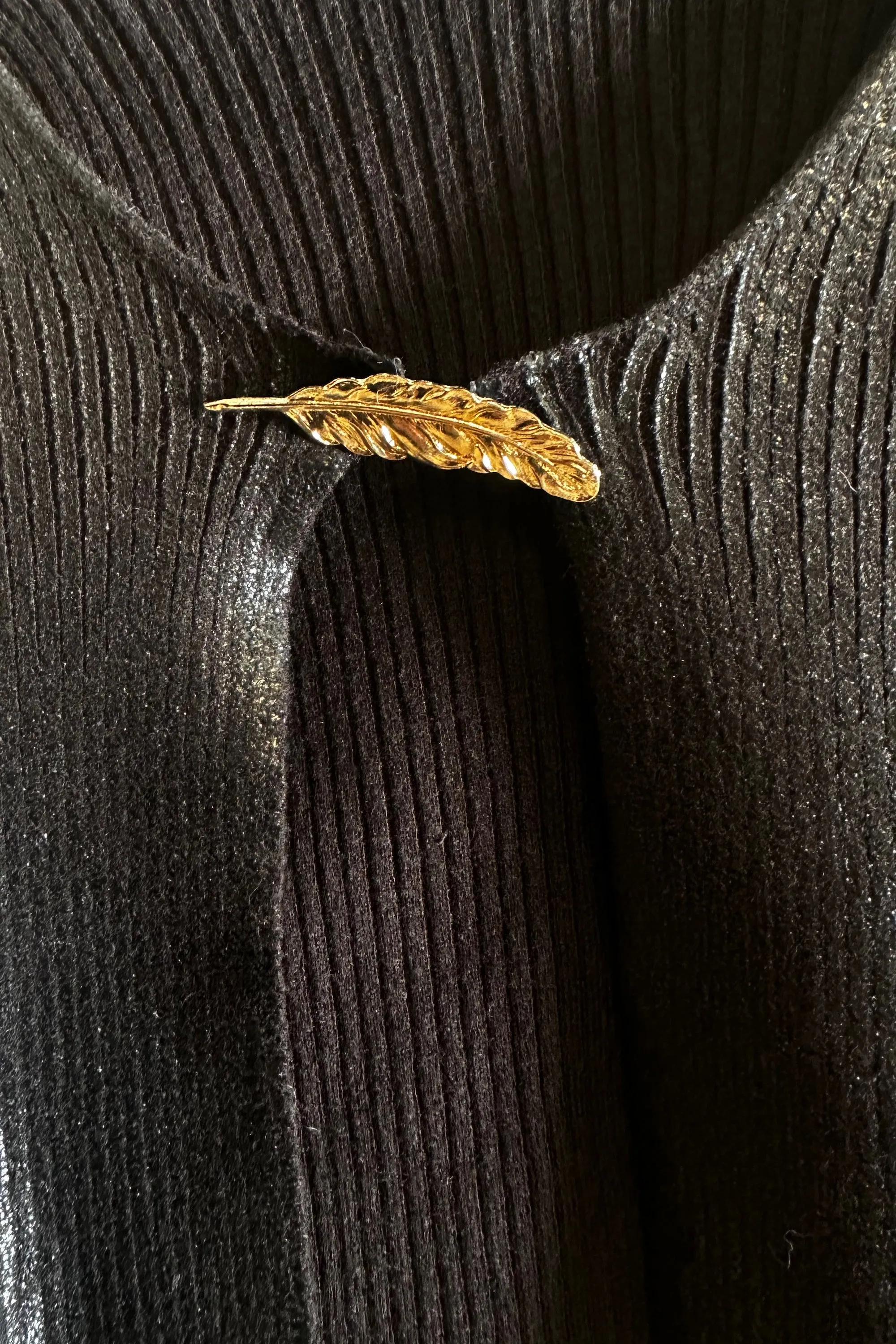 CARDIGAN IN COSTINA LAMINATA