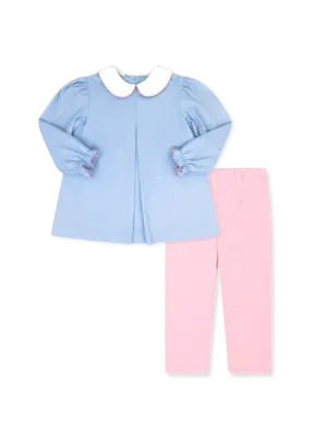 Caroline Legging Set - High Point Blue Cord