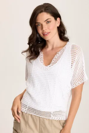 Centre Crochet Layered Top