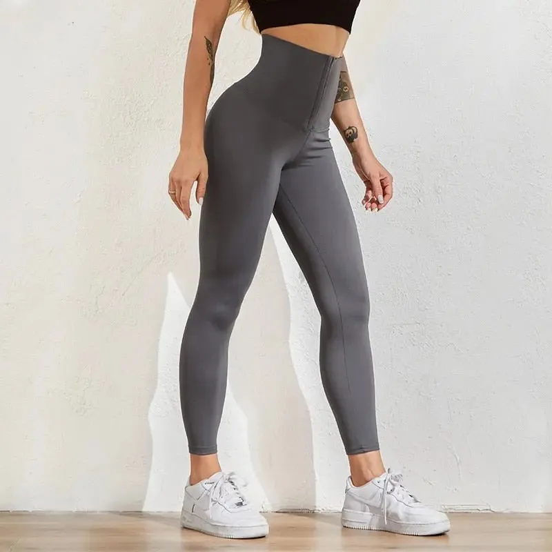 Chloe Workout & Tummy Training Leggings With Hooks