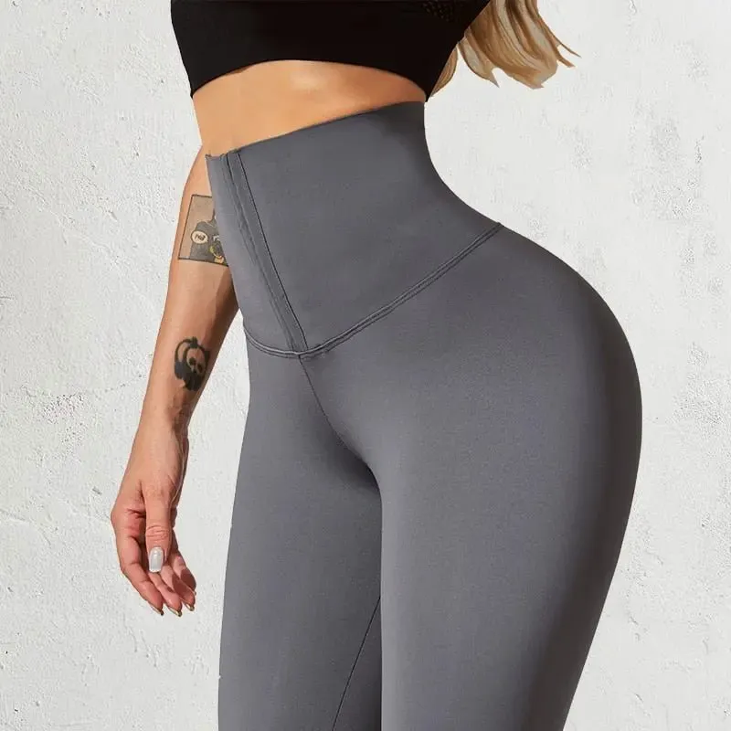 Chloe Workout & Tummy Training Leggings With Hooks