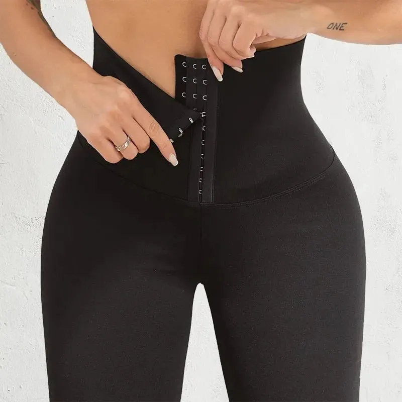 Chloe Workout & Tummy Training Leggings With Hooks