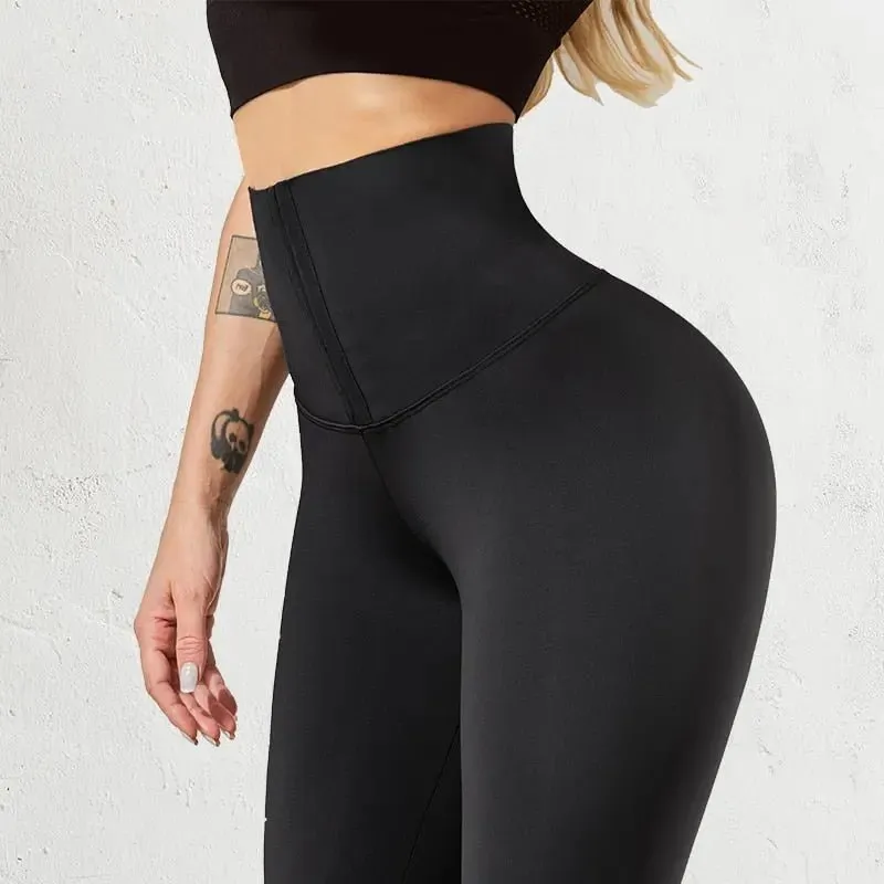 Chloe Workout & Tummy Training Leggings With Hooks