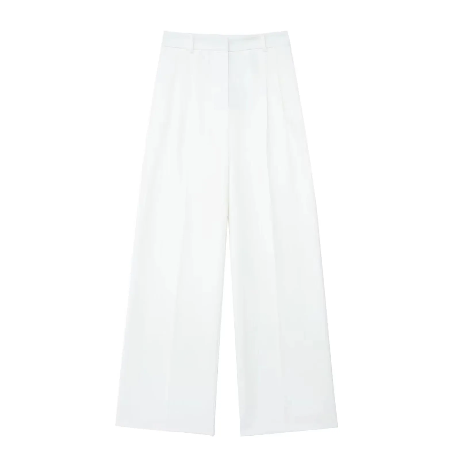 cold weather outfits JazzHer 2024 Spring Summer Casual Women Solid Suits Fashion V Neck Halter Single Breasted Vests Chic High Waist Wide Leg Pants