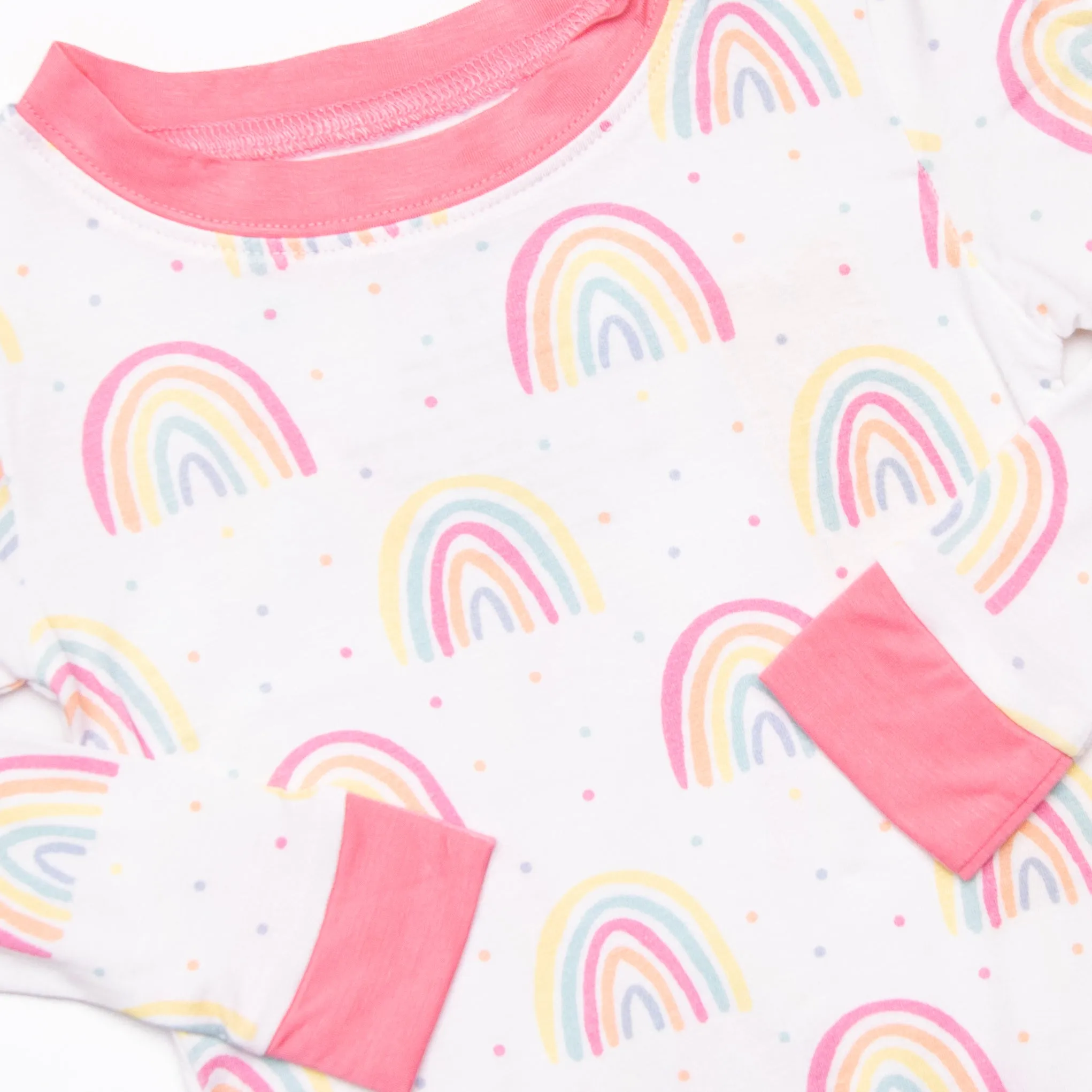 Colorful Dreams Bamboo Pajama Set, Pink