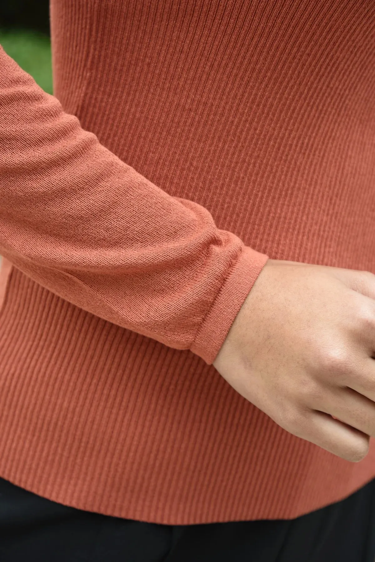 Coop A Little Knit Top - Terracotta