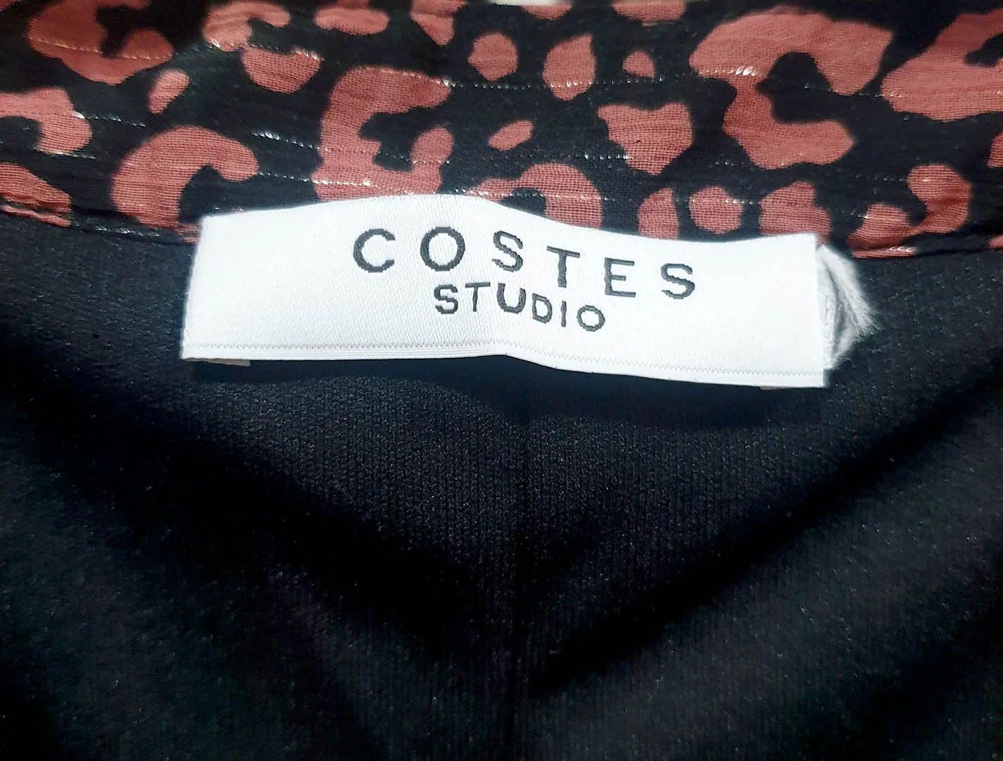 Costes studio animal print dress size 12