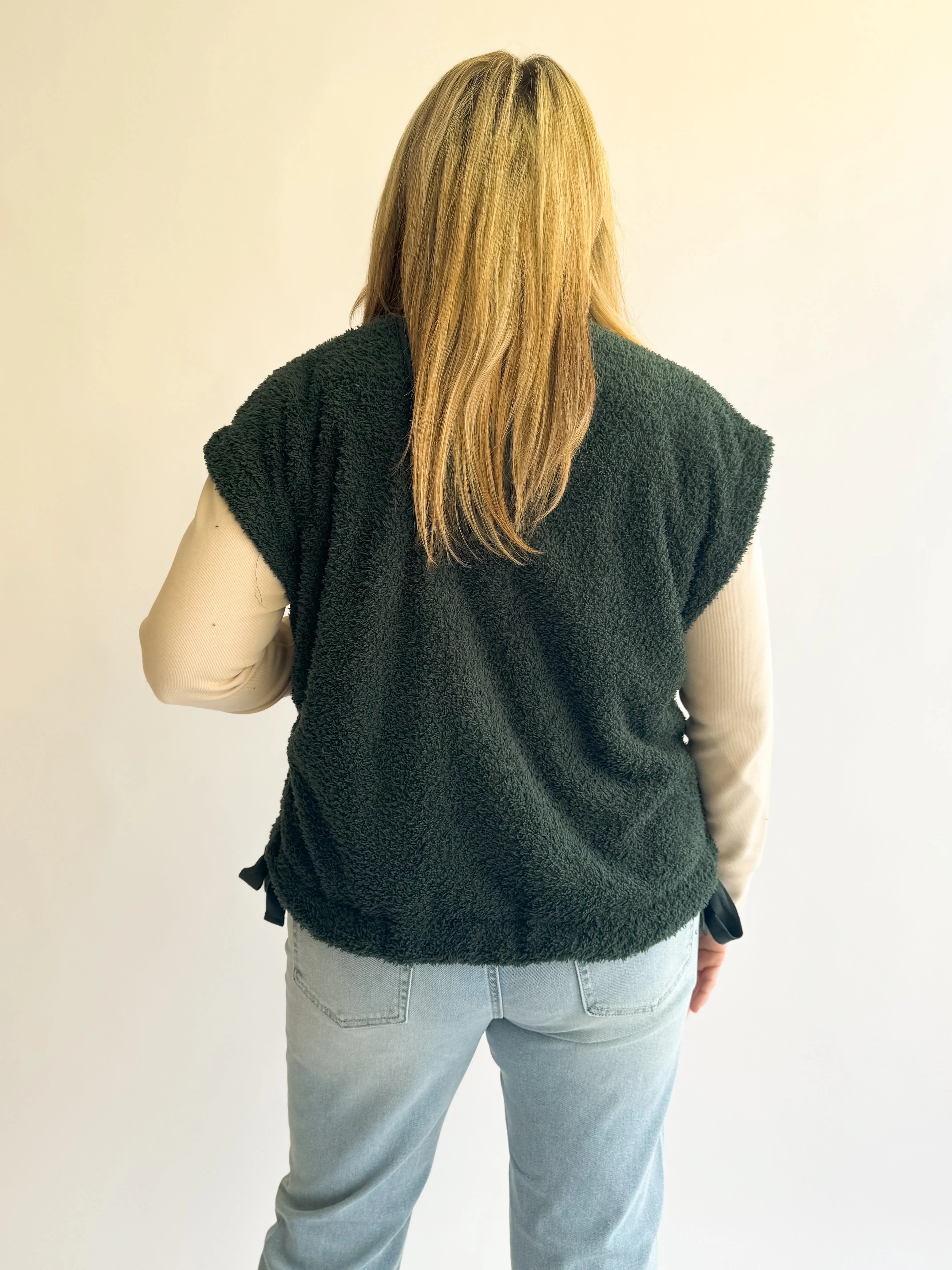 Cozy Side Tie Vest