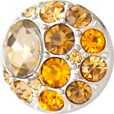 Crystal Bling Button Cover