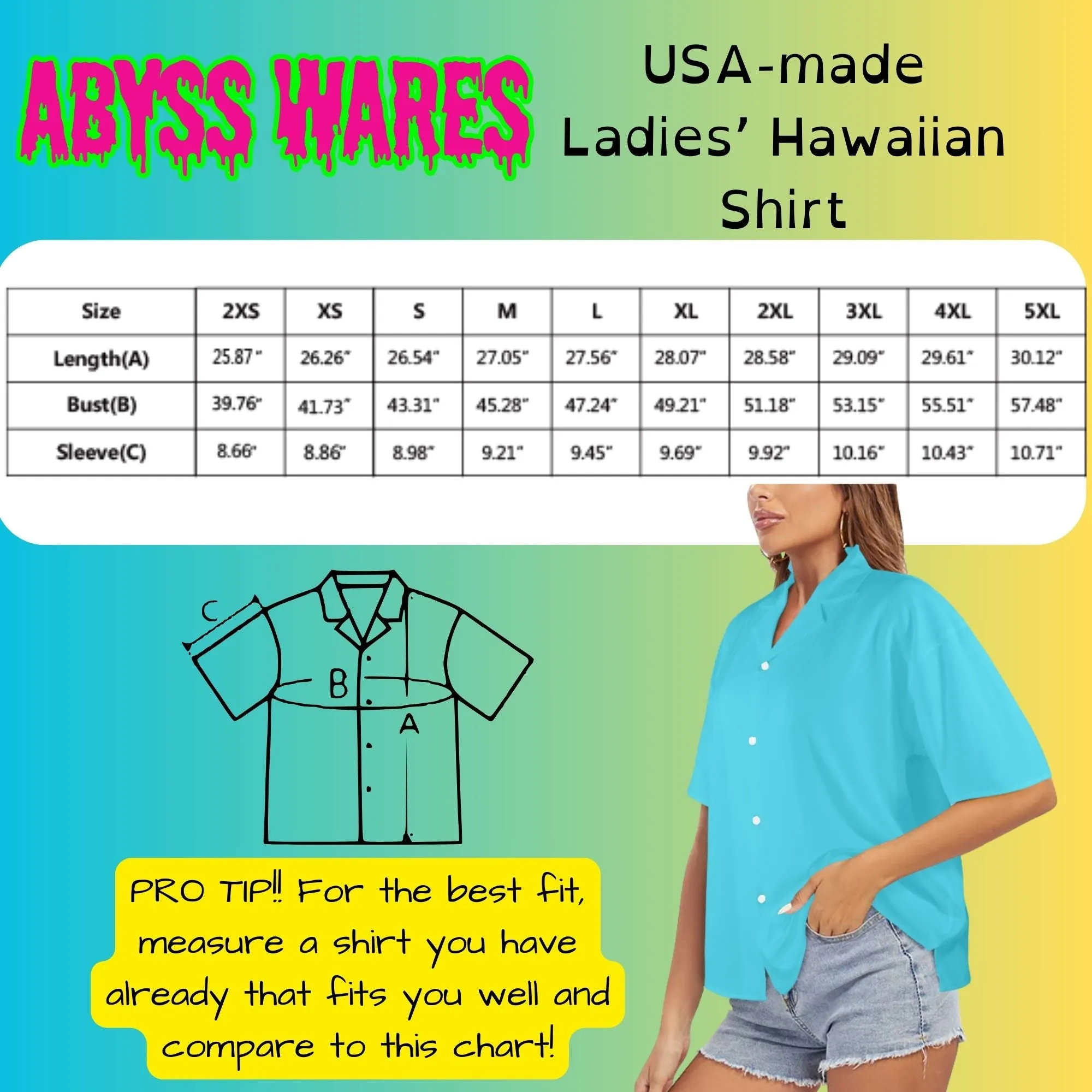 Cyber Rainbow Funky Blouse