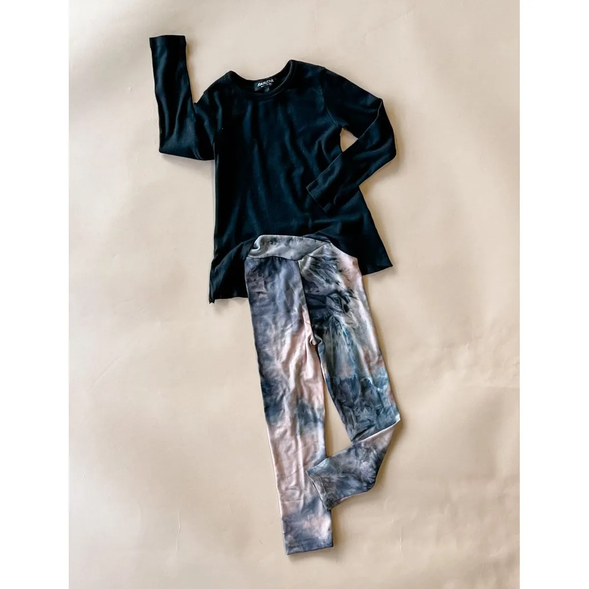 Dance Leggings | Mauve Tie Dye