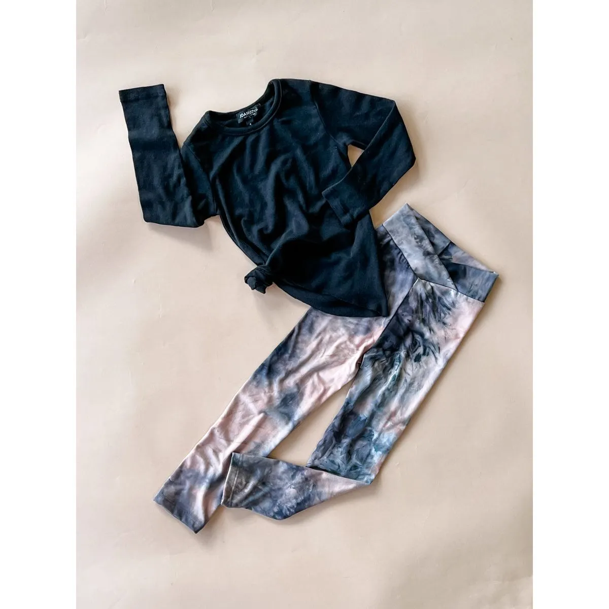 Dance Leggings | Mauve Tie Dye