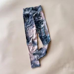 Dance Leggings | Mauve Tie Dye