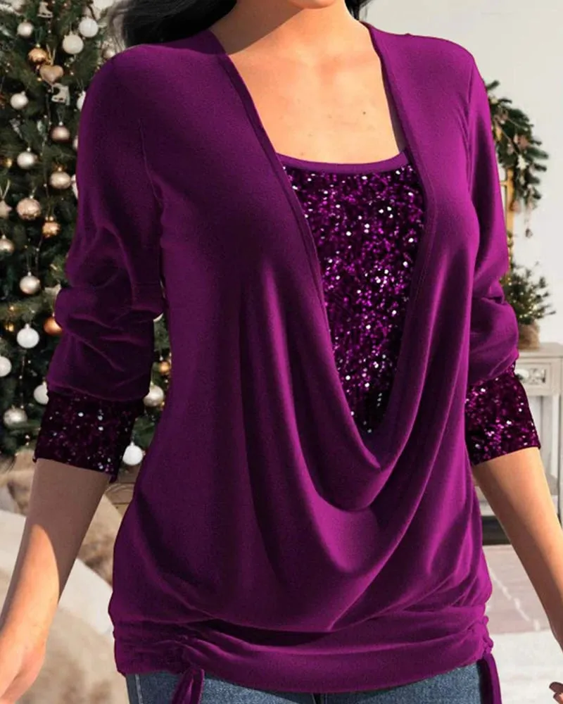 DELFINA I ELEGANT BLOUSES WITH SEQUINS
