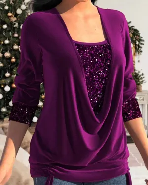 DELFINA I ELEGANT BLOUSES WITH SEQUINS