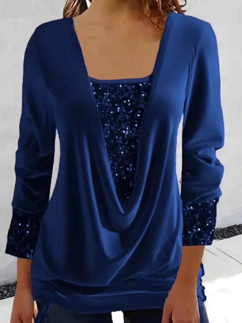 DELFINA I ELEGANT BLOUSES WITH SEQUINS