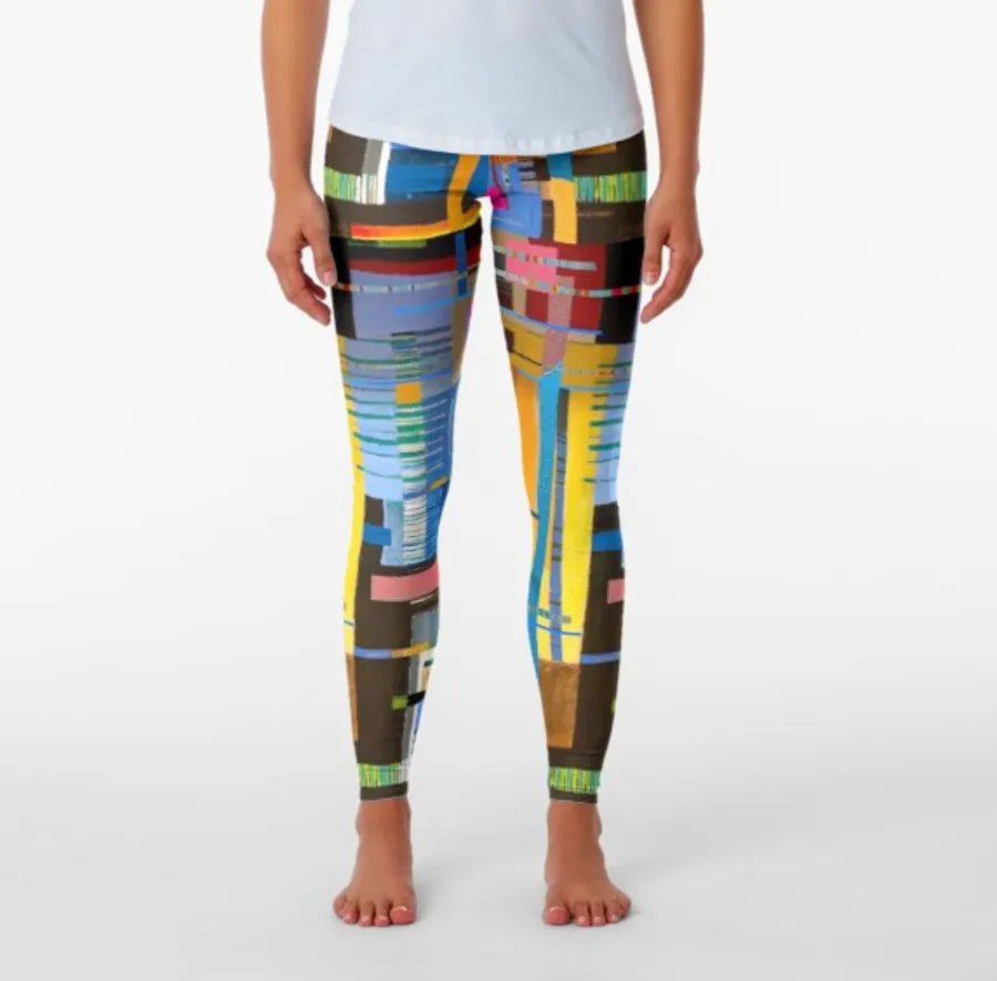 Designer Leggings - Mondrian