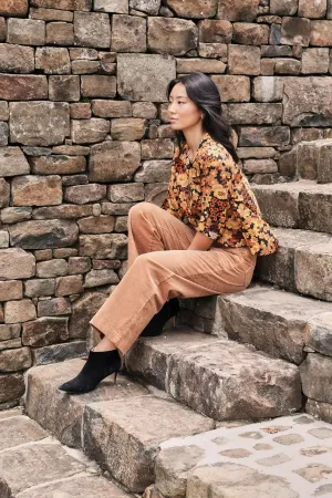 Dilon Shirt Tangerine in Cotton