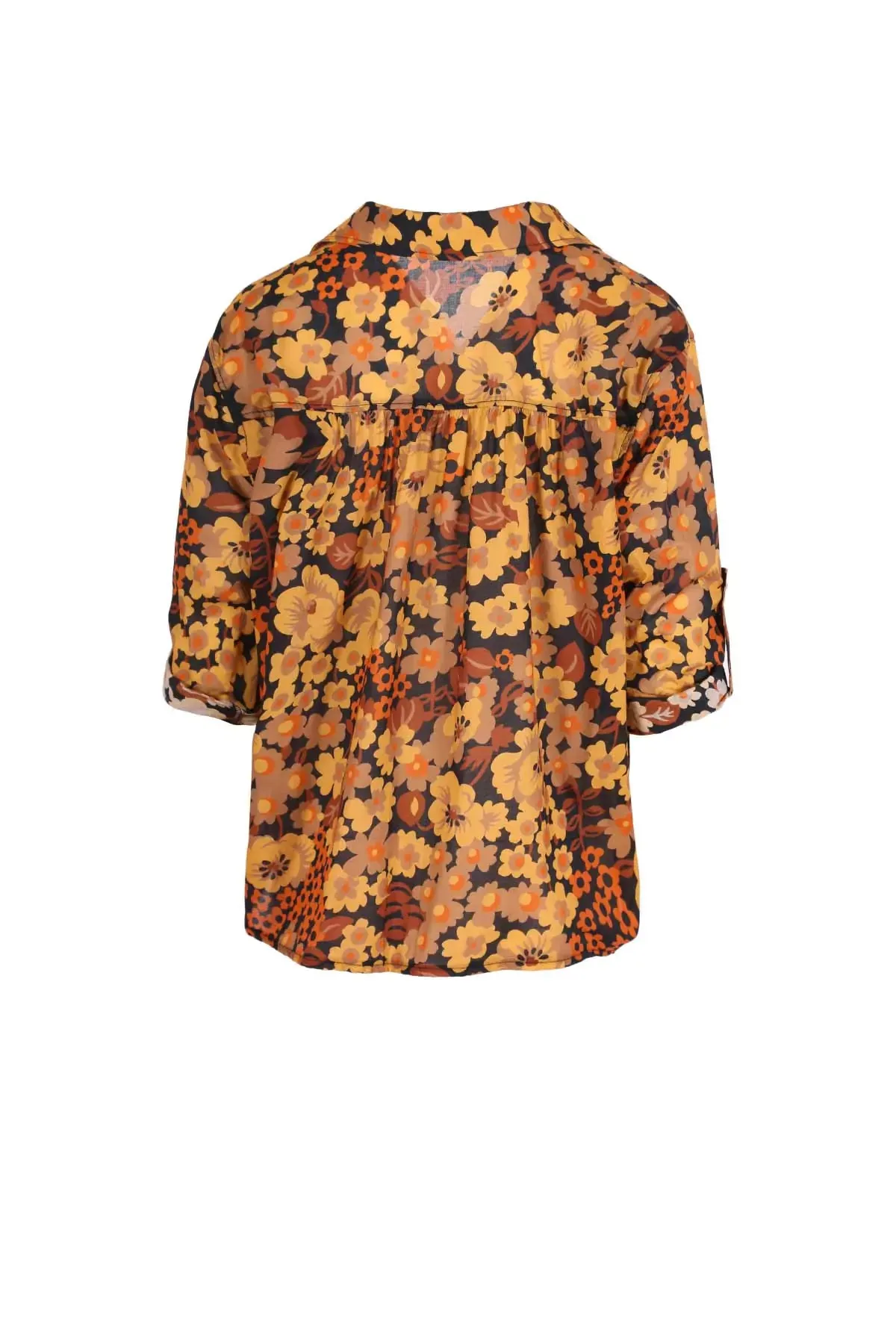 Dilon Shirt Tangerine in Cotton