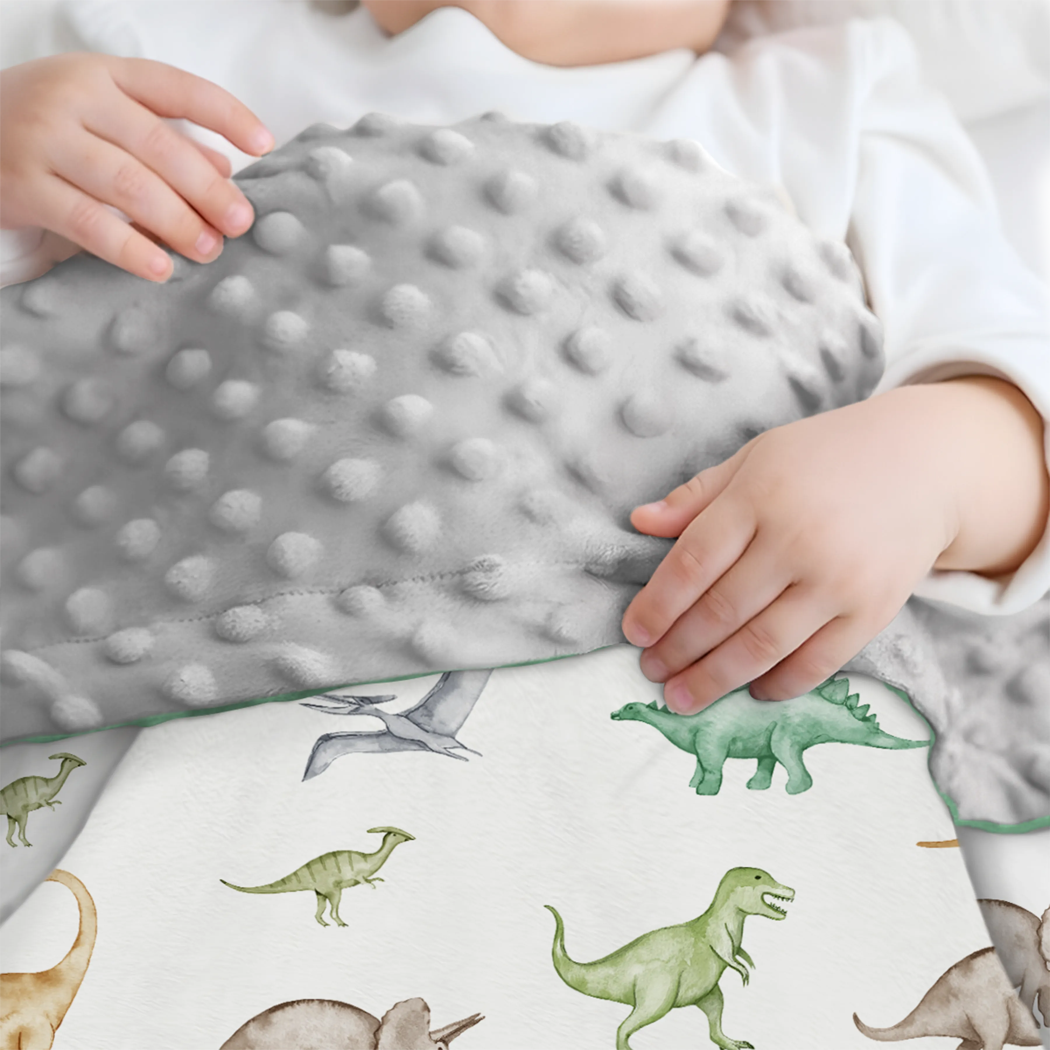 Dinosaurs Blanket for Boys - 30 x 40 Fleece Baby Blankets Gift for Newborn Toddler Infant Baby Shower Birthday