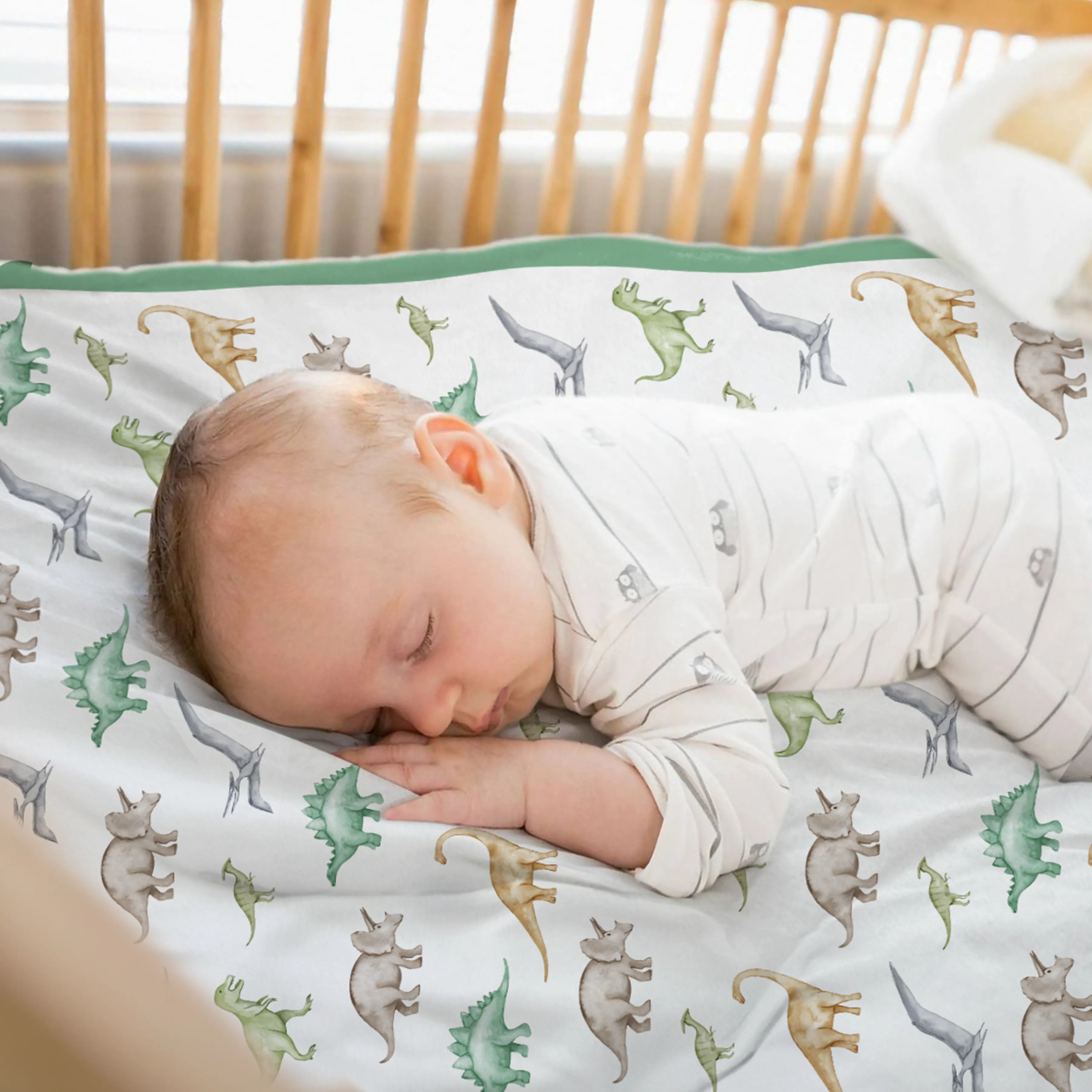 Dinosaurs Blanket for Boys - 30 x 40 Fleece Baby Blankets Gift for Newborn Toddler Infant Baby Shower Birthday