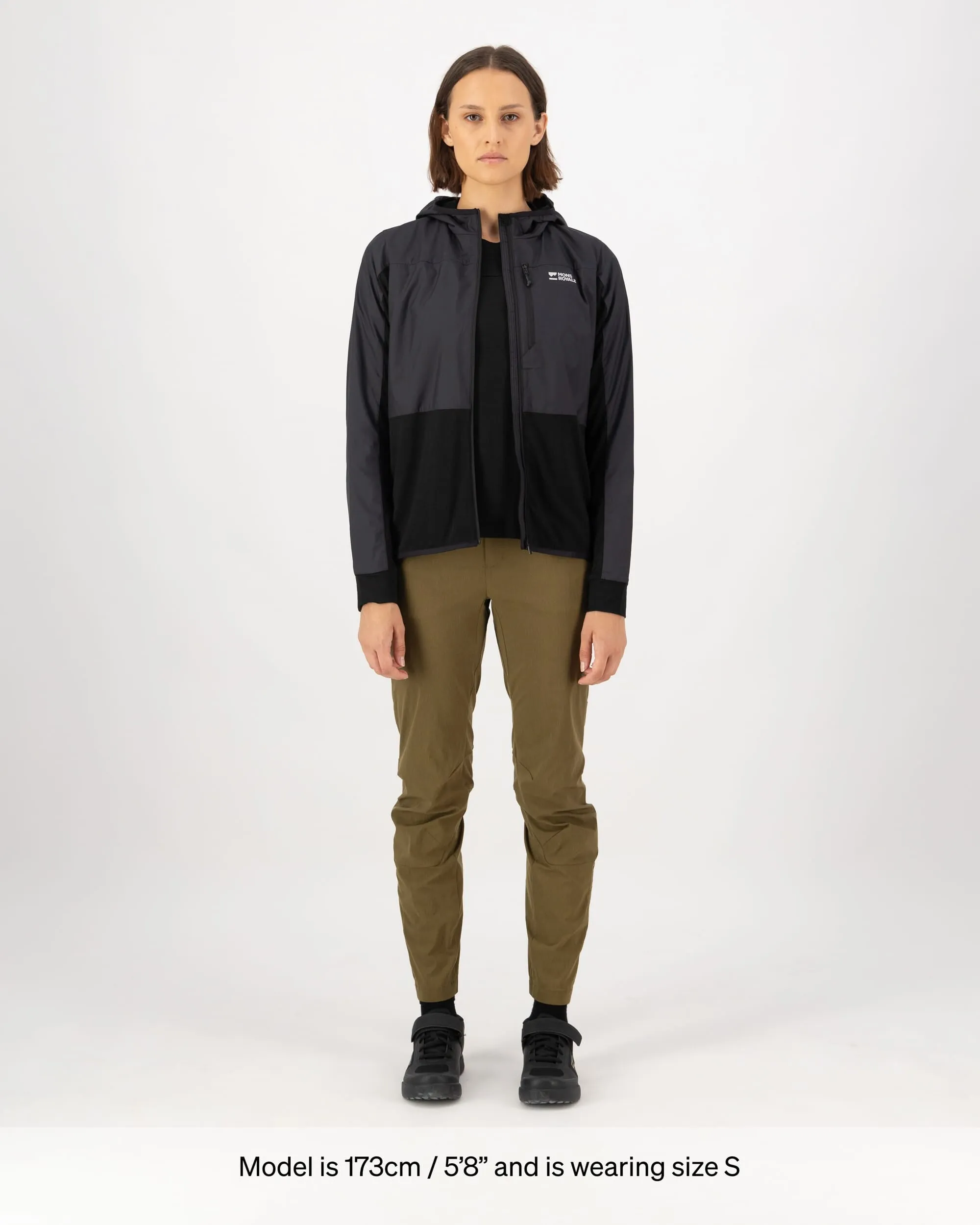 Diversion Merino Wind Jacket - Black