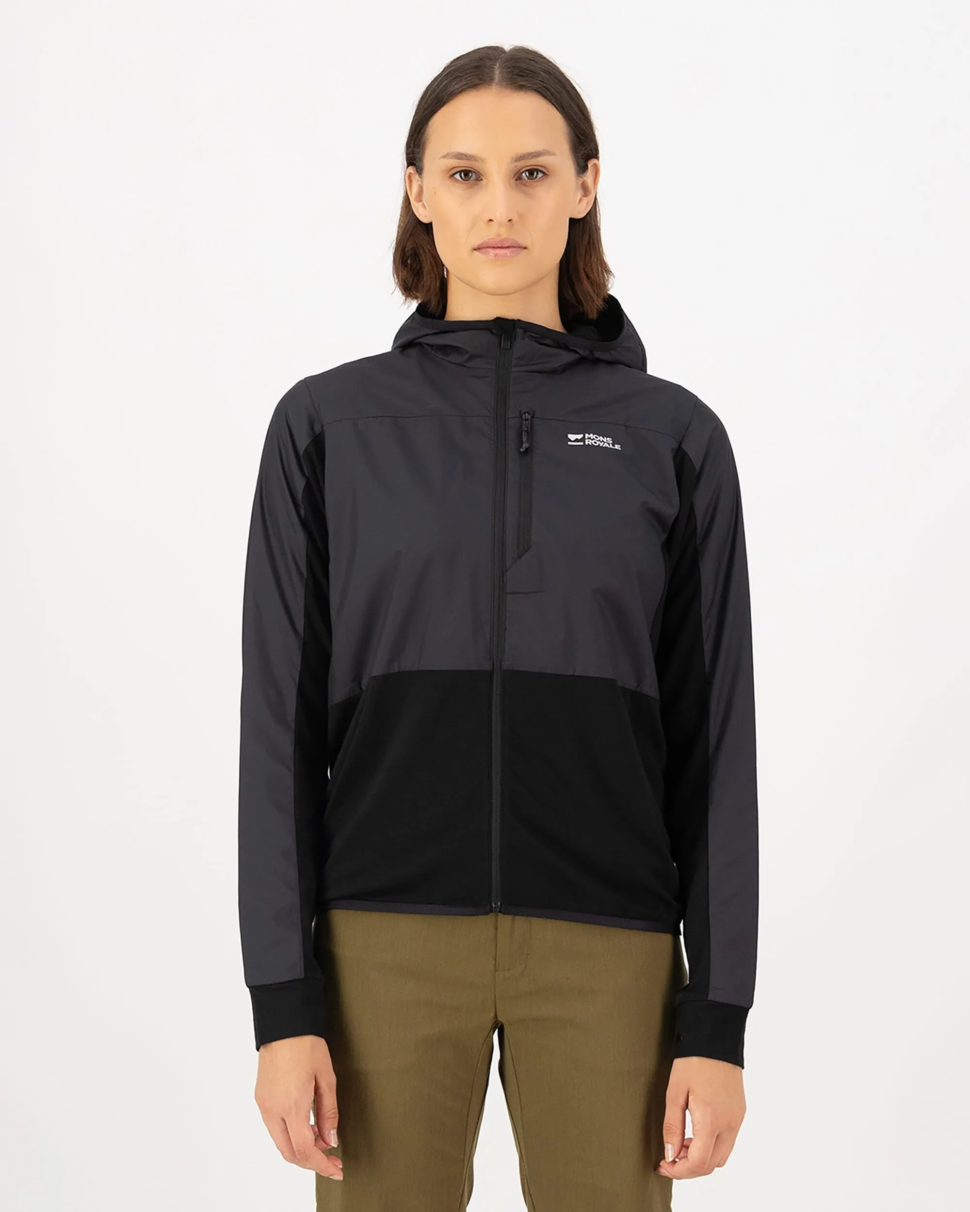 Diversion Merino Wind Jacket - Black