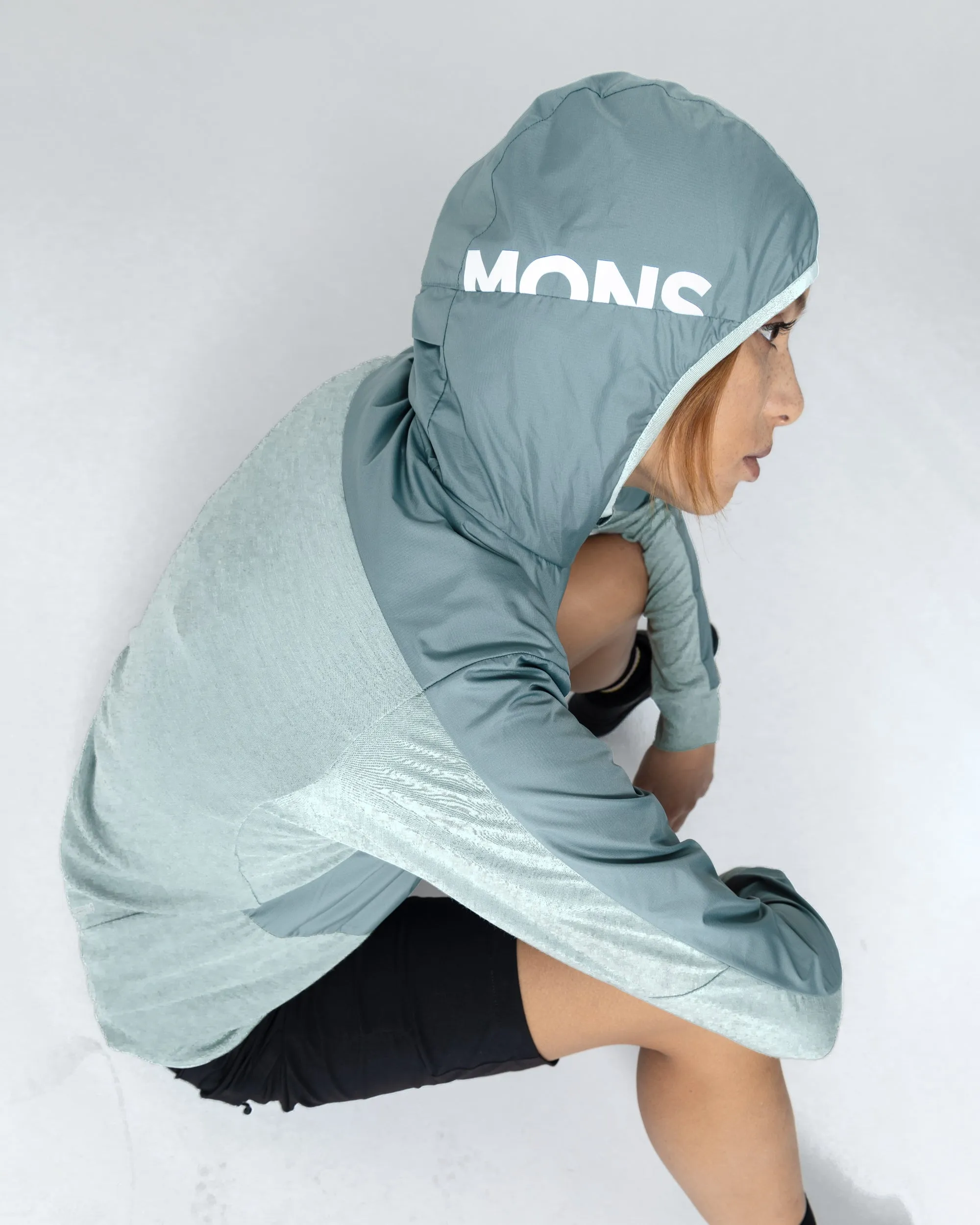 Diversion Merino Wind Jacket - Dew / Desert Sage