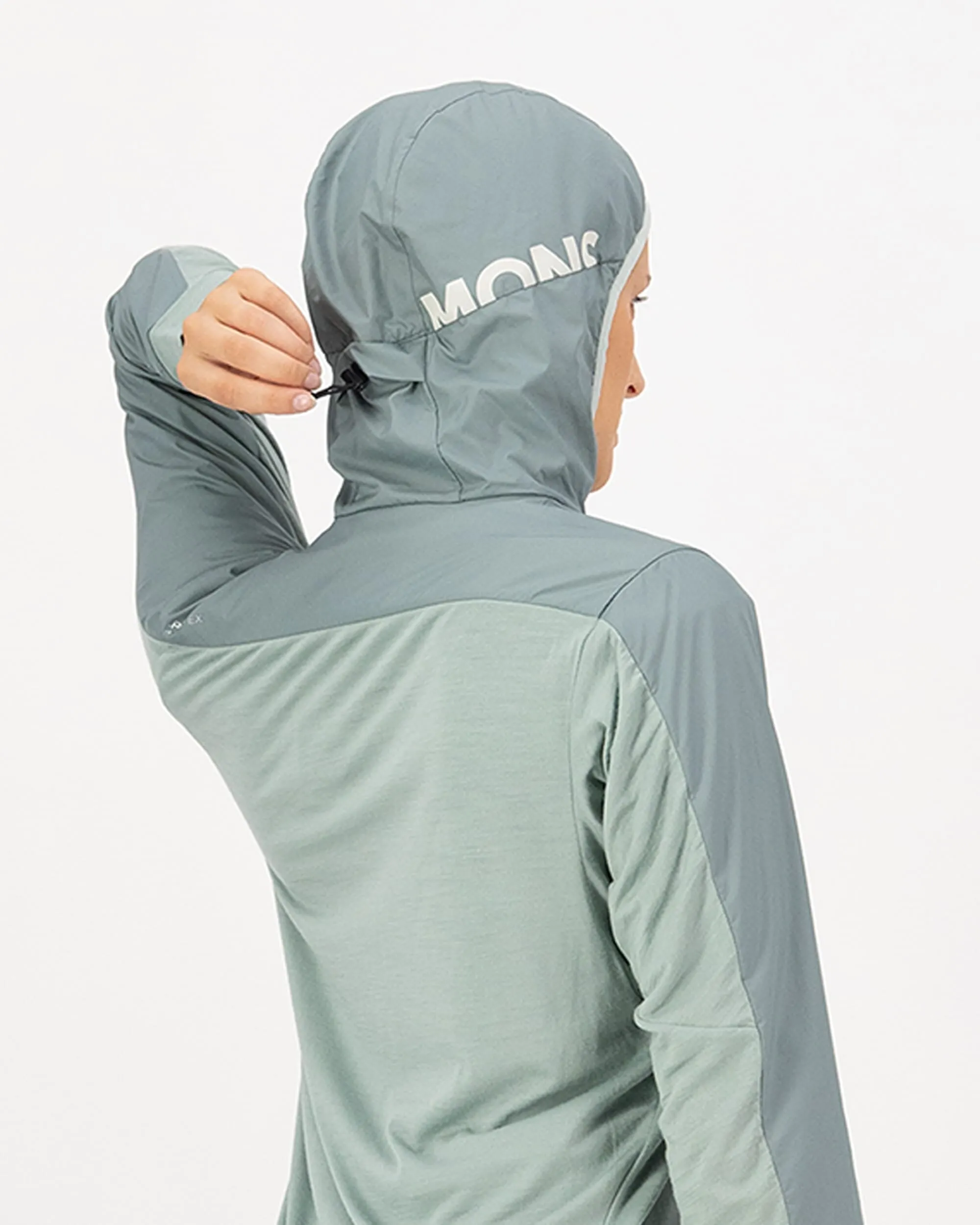 Diversion Merino Wind Jacket - Dew / Desert Sage