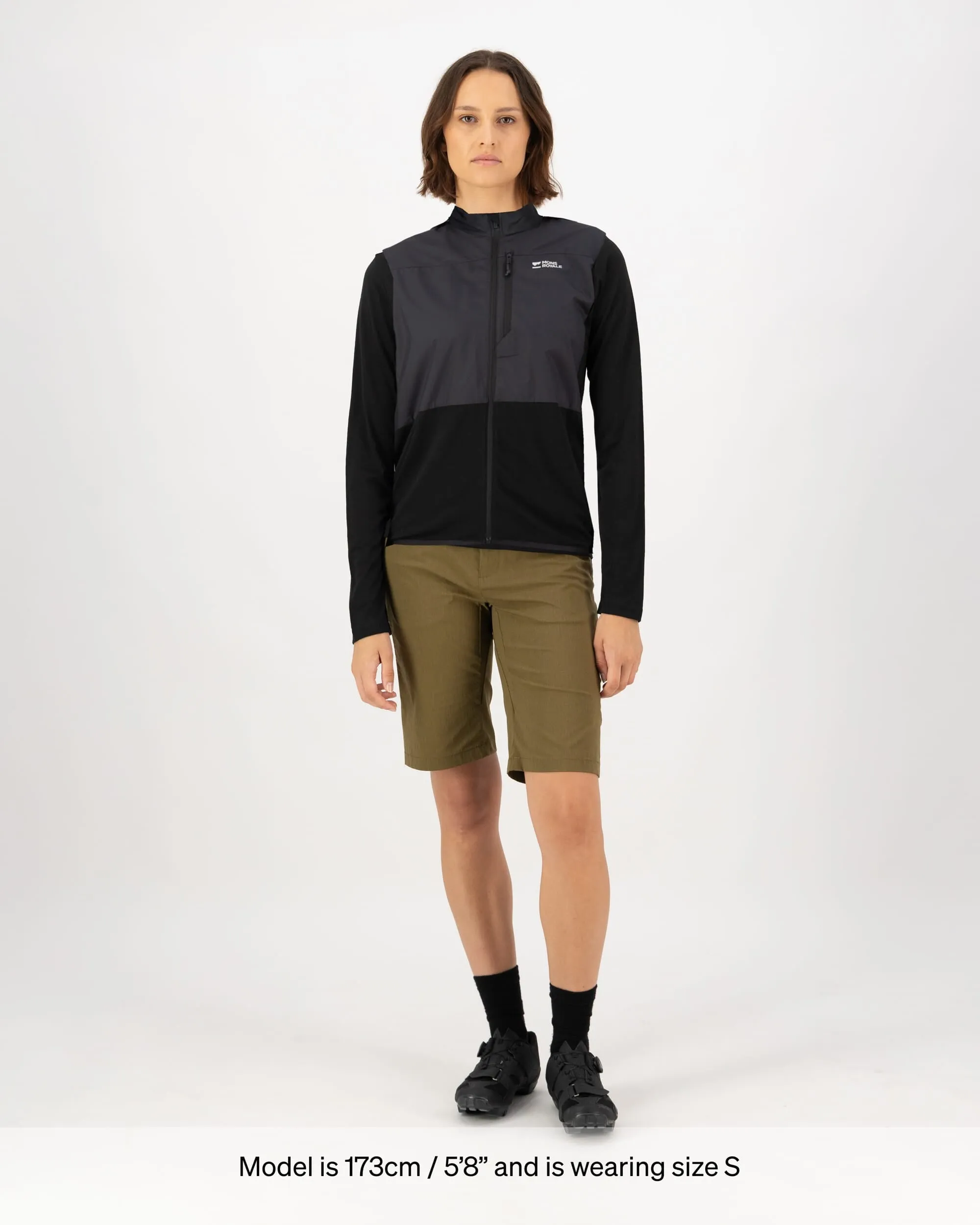 Diversion Merino Wind Vest - Black