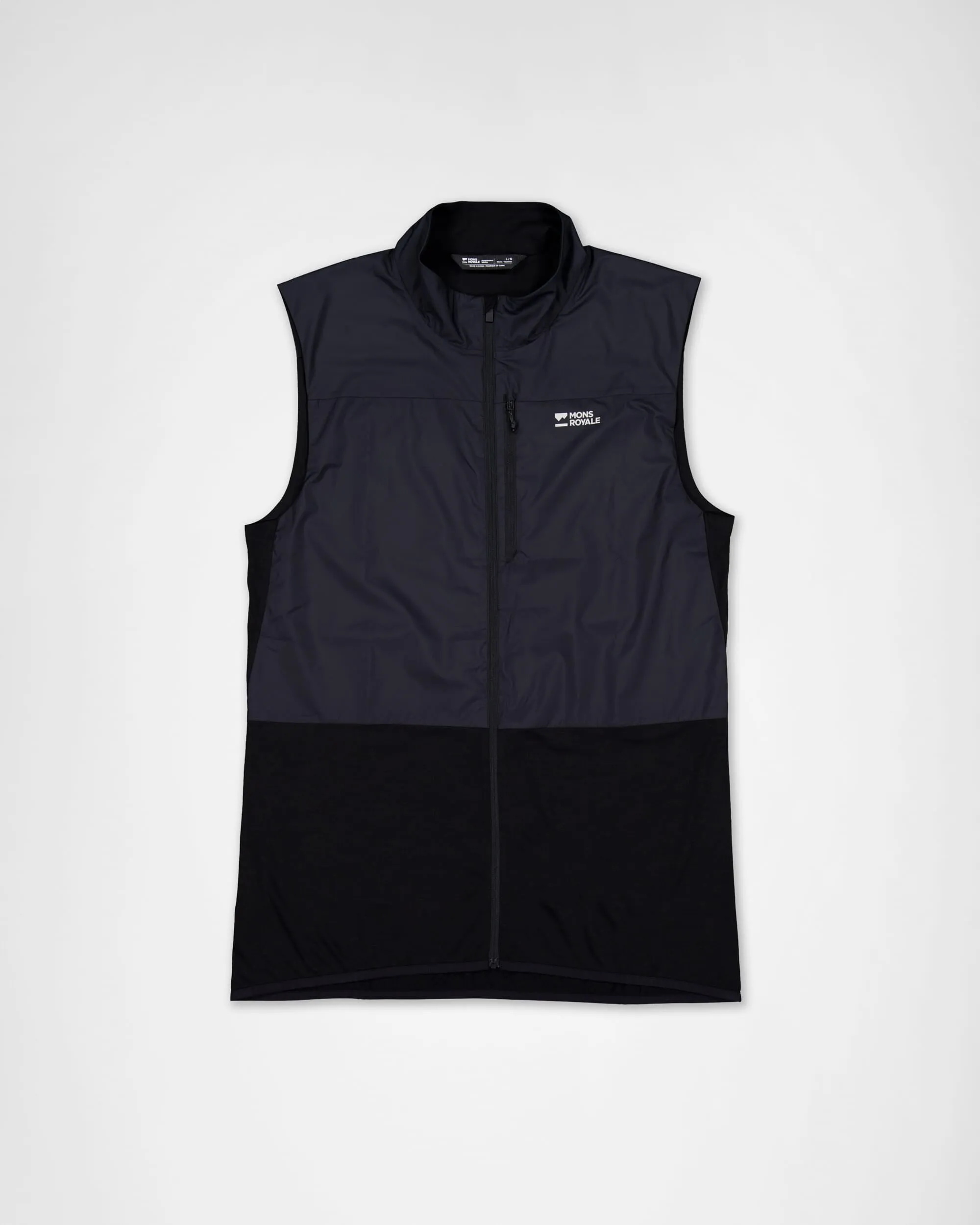 Diversion Merino Wind Vest - Black