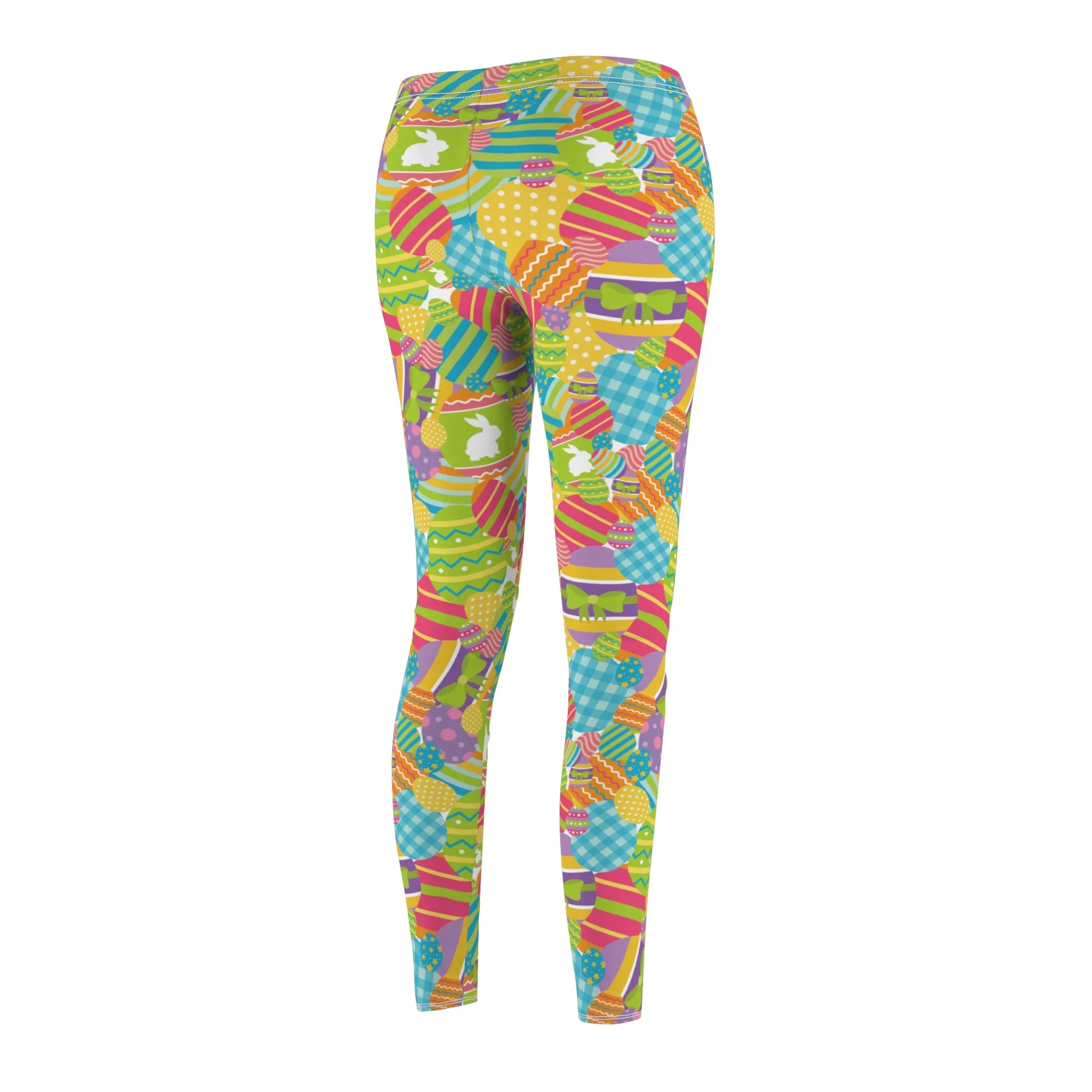 Easter Egg Womens Leggings Stretch Pants - Saiko Studio