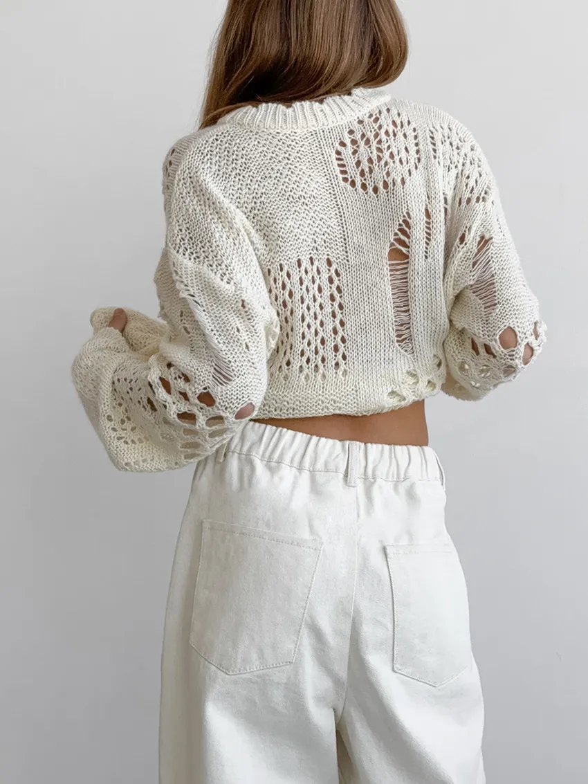 Elegant High-Waisted White Straight-Leg Pants for Women