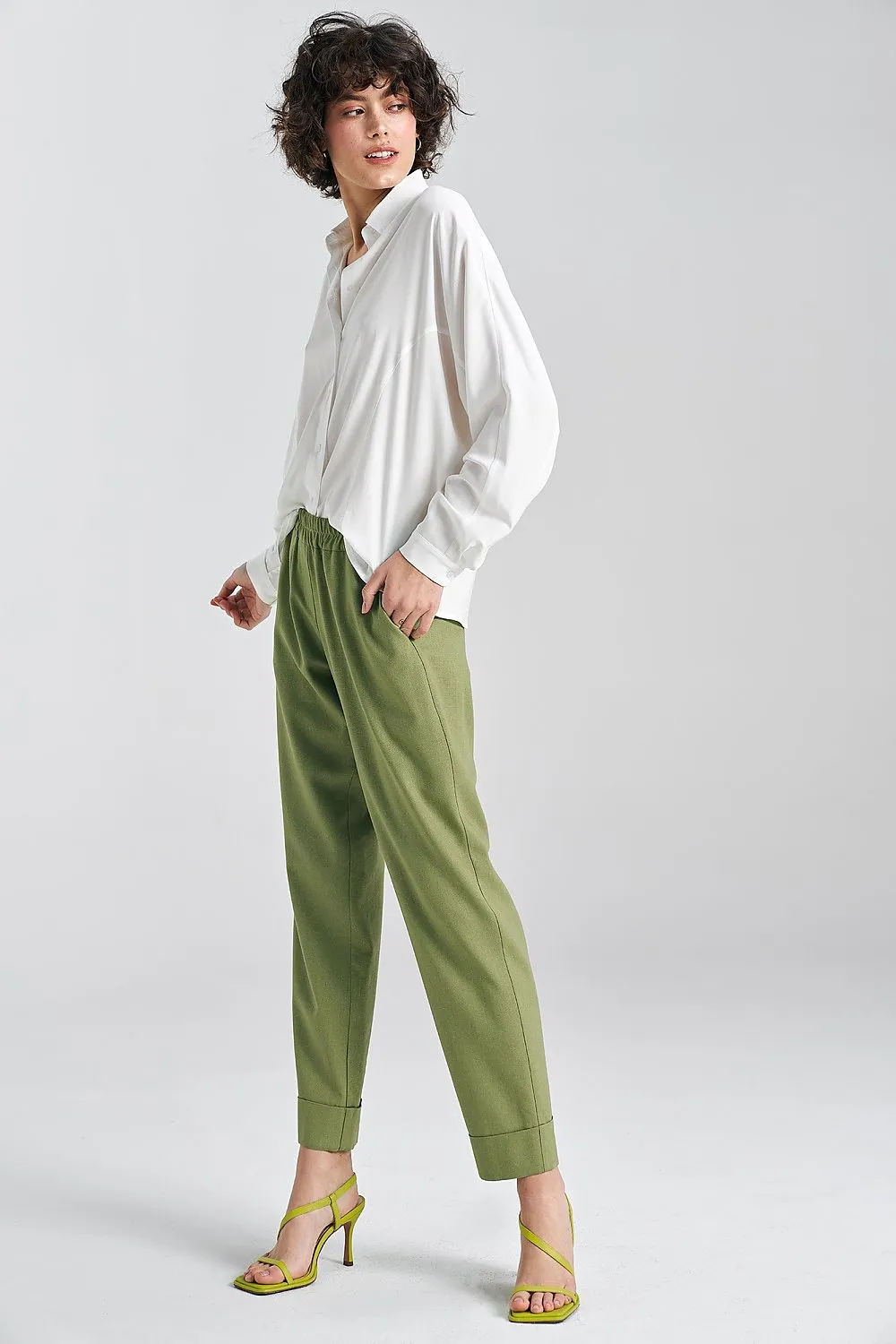 Elegant Oversized Button-Up Shirt