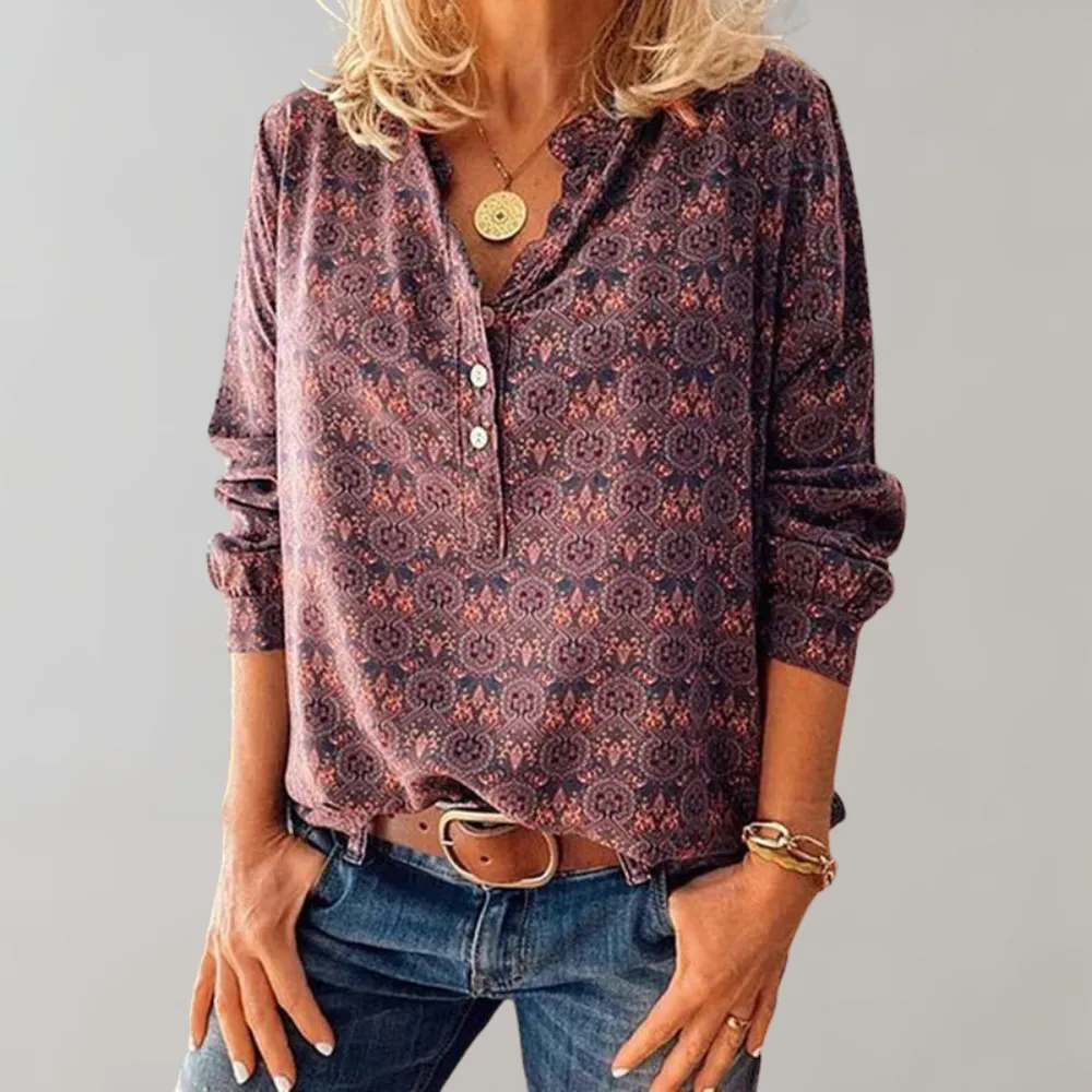 Elegant Retro Top for Women