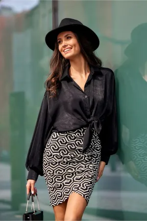 Elegant Satin Buttoned Shirt